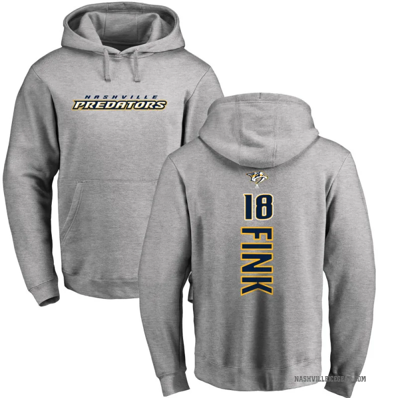 Aiden Fink Youth Nashville Predators Branded Ash Backer Pullover Hoodie