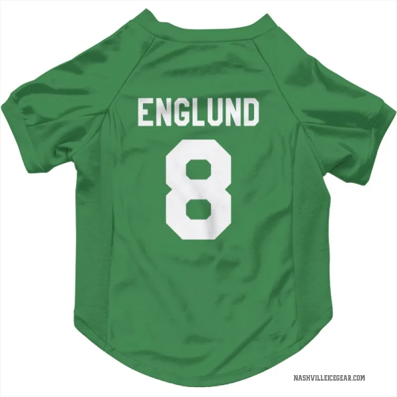 Andreas Englund  Green Nashville Predators  Cat & Dog Pet Jersey