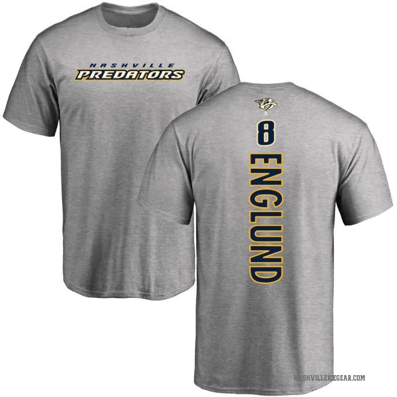 Andreas Englund Youth Ash Nashville Predators Backer T-Shirt -