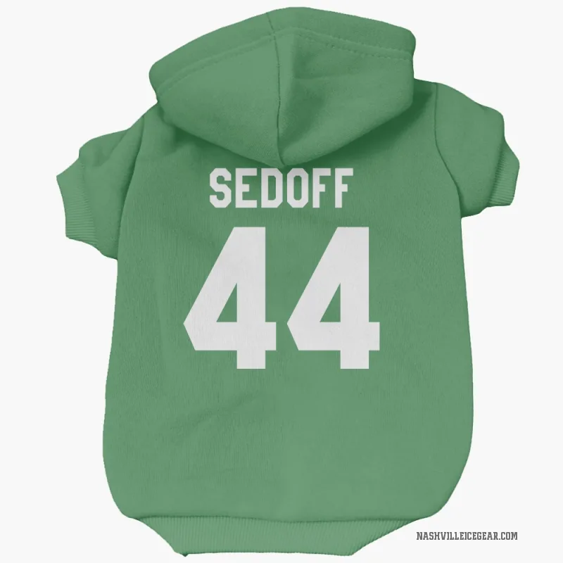 Christoffer Sedoff  Green Nashville Predators  Cat & Dog Pet Hoodie