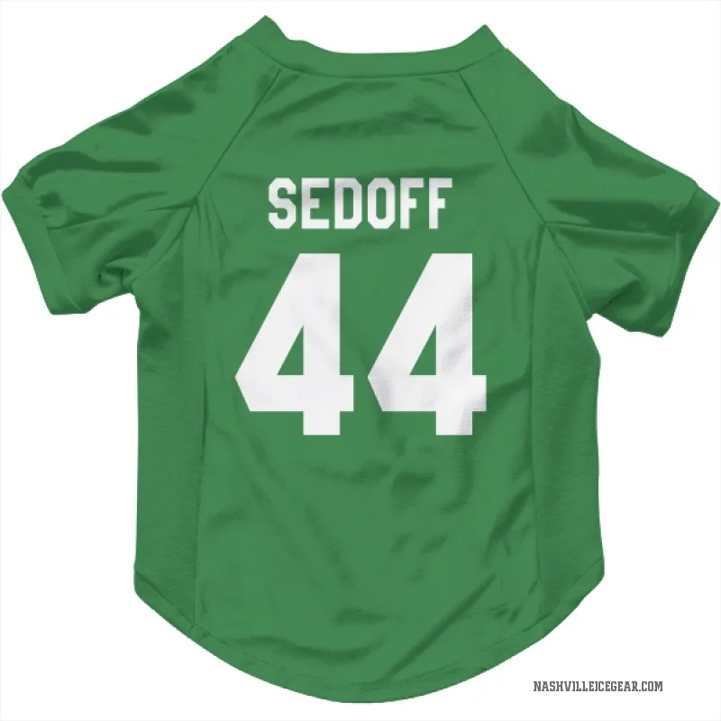 Christoffer Sedoff  Green Nashville Predators  Cat & Dog Pet Jersey