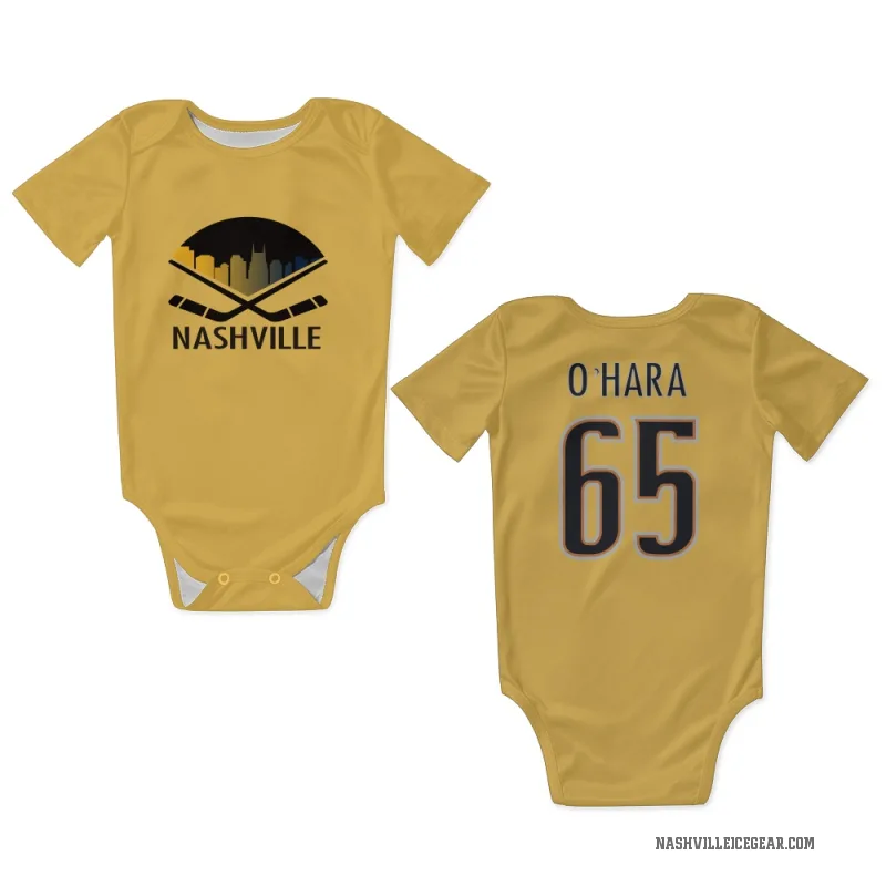 Cole O'Hara  Gold Nashville Predators  Newborn & Infant Bodysuit