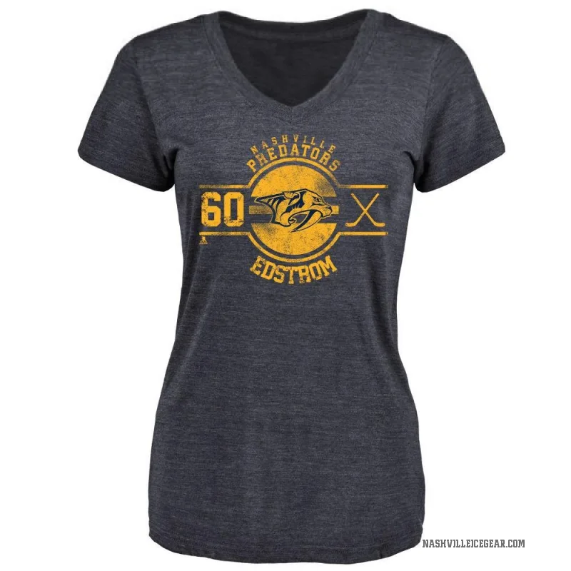David Edstrom Women's Navy Nashville Predators Insignia T-Shirt -