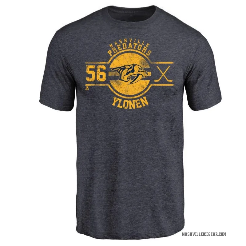 Jesse Ylonen Men's Navy Nashville Predators Insignia T-Shirt -