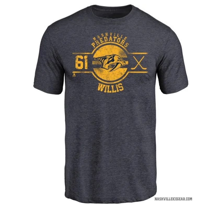 Joey Willis Men's Navy Nashville Predators Insignia T-Shirt -