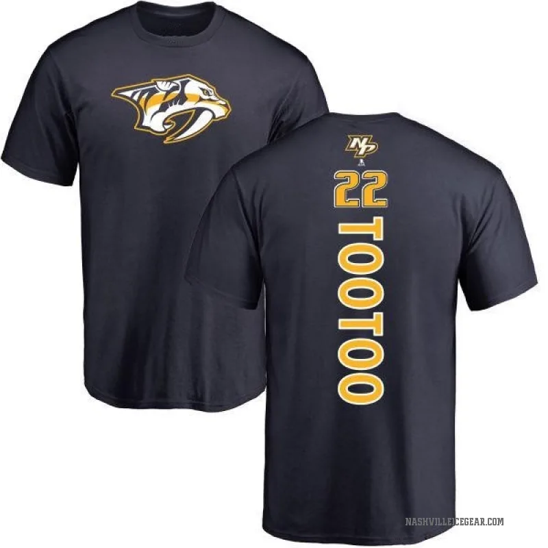 Jordin Tootoo Men's Navy Nashville Predators Backer T-Shirt -