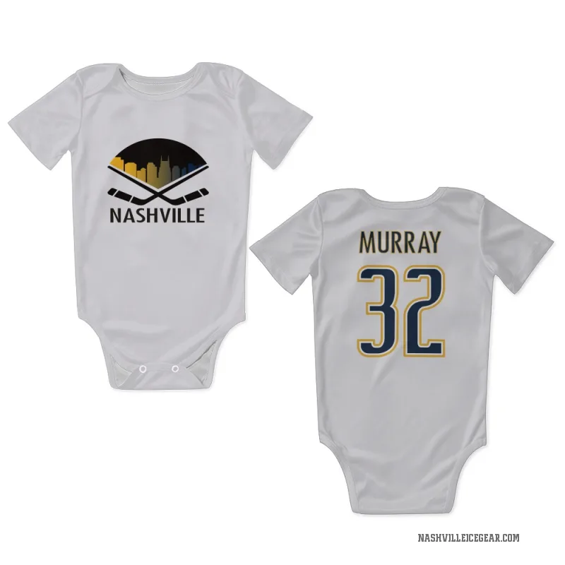 Matt Murray  White Nashville Predators  Newborn & Infant Bodysuit