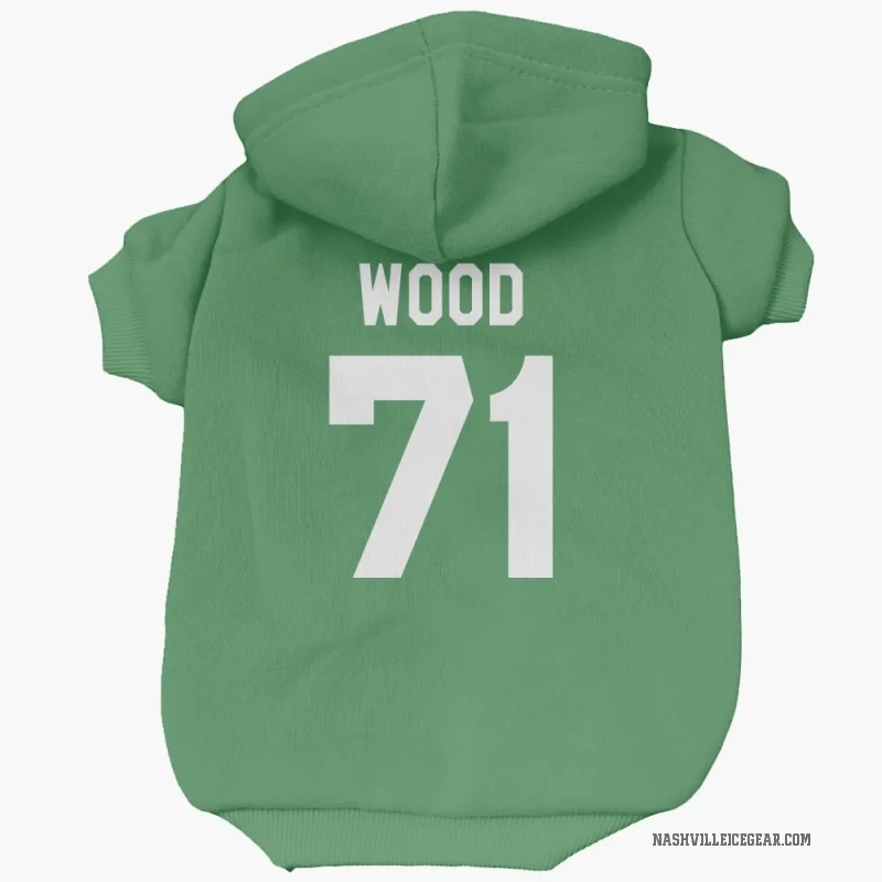 Matthew Wood  Green Nashville Predators  Cat & Dog Pet Hoodie