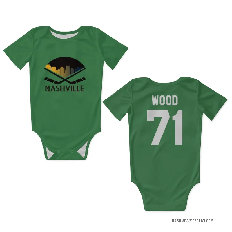 Matthew Wood  Green Nashville Predators  Newborn & Infant Bodysuit