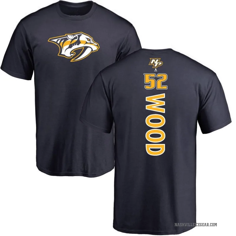 Matthew Wood Men's Navy Nashville Predators Backer T-Shirt -