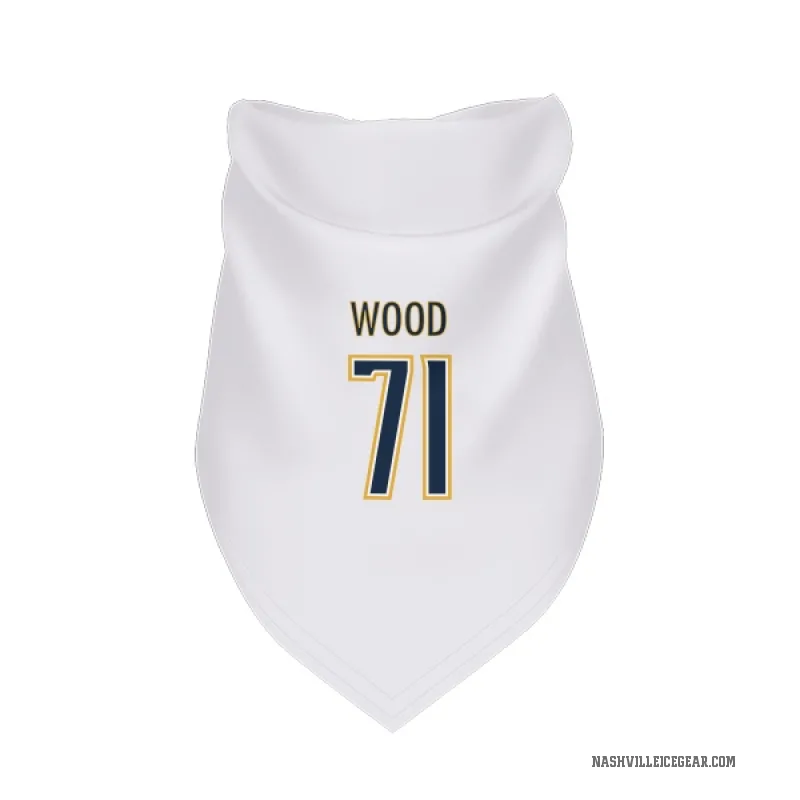 Matthew Wood  White Nashville Predators  Cat & Dog Pet Bandana