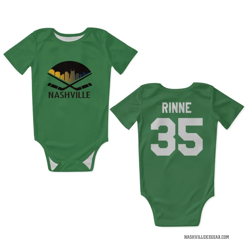 Pekka Rinne  Green Nashville Predators  Newborn & Infant Bodysuit