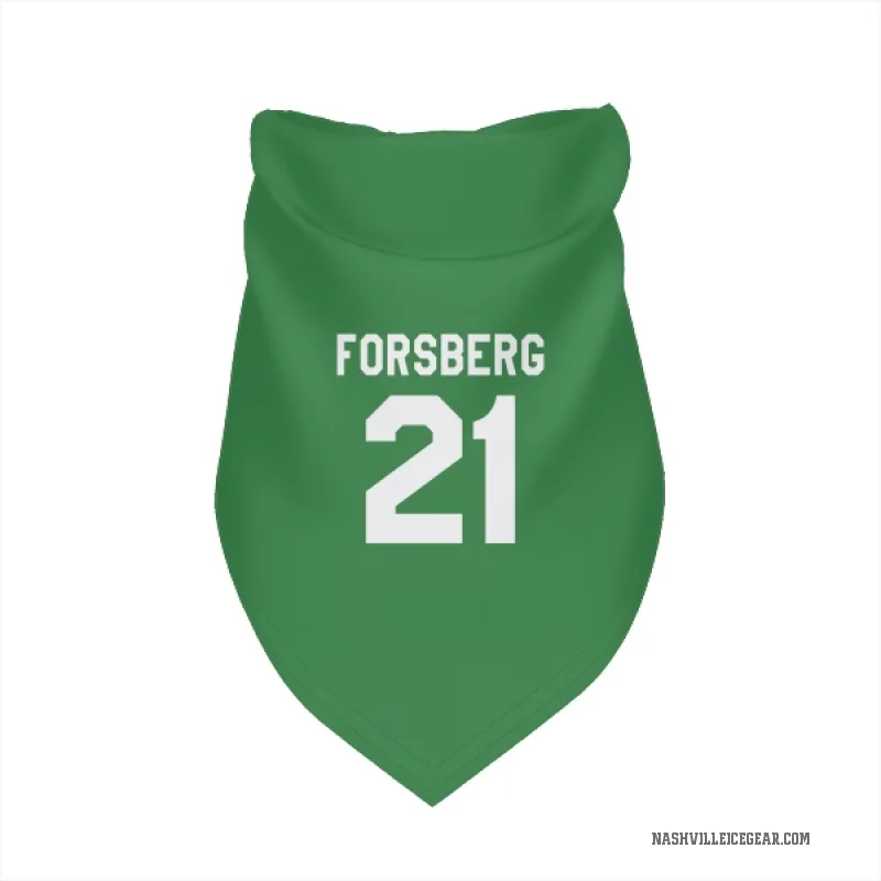 Peter Forsberg  Green Nashville Predators  Cat & Dog Pet Bandana