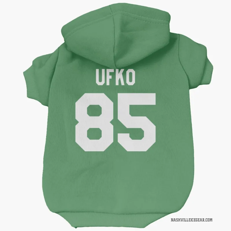 Ryan Ufko  Green Nashville Predators  Cat & Dog Pet Hoodie