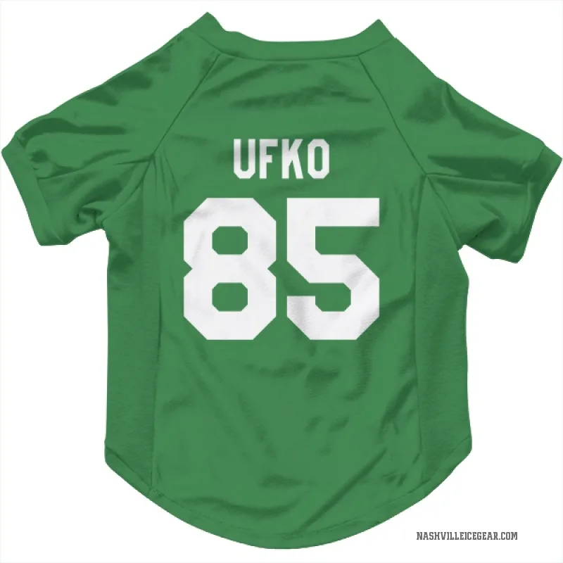Ryan Ufko  Green Nashville Predators  Cat & Dog Pet Jersey