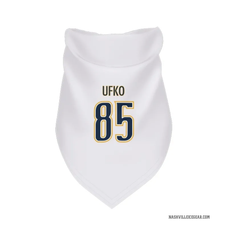 Ryan Ufko  White Nashville Predators  Cat & Dog Pet Bandana