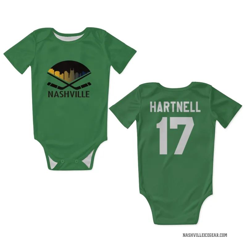 Scott Hartnell  Green Nashville Predators  Newborn & Infant Bodysuit