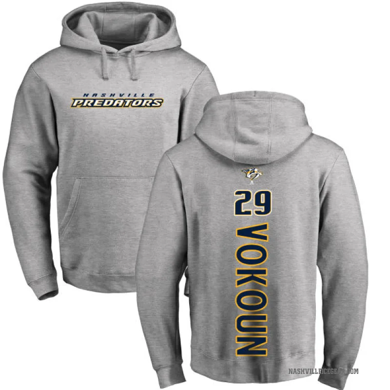 Tomas Vokoun Youth Nashville Predators Branded Ash Backer Pullover Hoodie